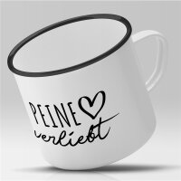 Emaille Tasse Peine  Vintage 300ml