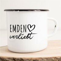 Emaille Tasse Emden  Vintage 300ml