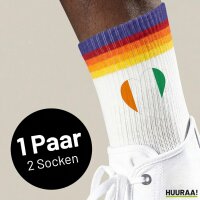 Unisex Socken Elfenbeink&uuml;ste Flagge Herz Baumwolle