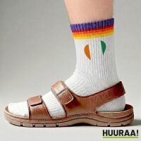 Unisex Socken Elfenbeinküste Flagge Herz Baumwolle