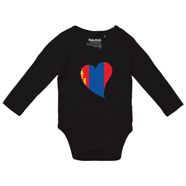 Baby Body Mangolie Flagge Herz
