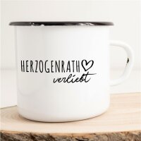 Emaille Tasse Herzogenrath  Vintage 300ml