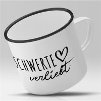 Emaille Tasse Schwerte  Vintage 300ml
