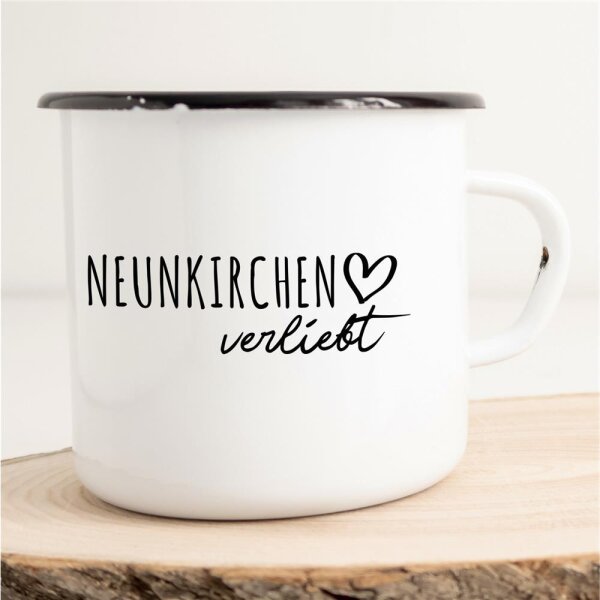 Emaille Tasse Neunkirchen  Vintage 300ml