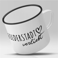 Emaille Tasse Filderstadt  Vintage 300ml