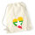 Turnbeutel Myanmar Flagge Herz 12 Liter
