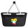 Einkaufskorb faltbar Myanmar Flagge Herz 20 Liter Black
