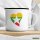 Emaille Tasse Myanmar Flagge Herz 300ml Vintage