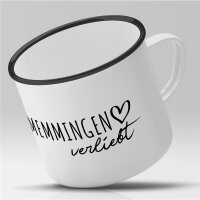Emaille Tasse Memmingen  Vintage 300ml