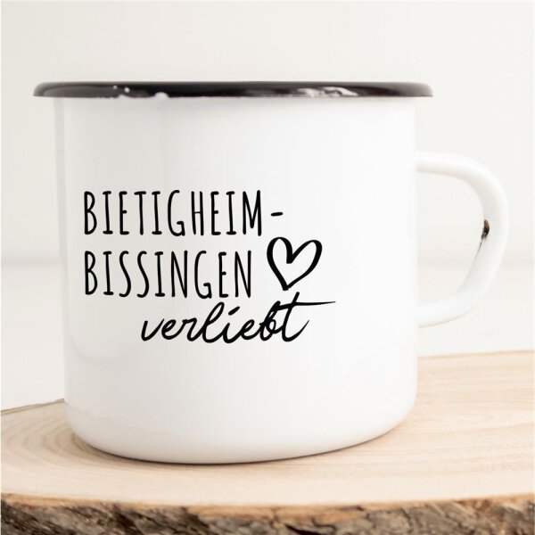 Emaille Tasse Bietigheim-Bissingen  Vintage 300ml