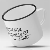 Emaille Tasse Bietigheim-Bissingen  Vintage 300ml