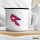 Emaille Tasse Nepal Flagge Herz 300ml Vintage