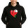 Unisex Hoodie Oman Flagge Herz