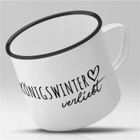 Emaille Tasse Königswinter  Vintage 300ml
