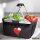 Einkaufskorb faltbar Oman Flagge Herz 20 Liter Black