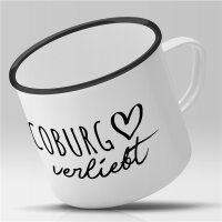 Emaille Tasse Coburg  Vintage 300ml