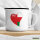 Emaille Tasse Oman Flagge Herz 300ml Vintage