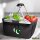 Einkaufskorb faltbar Pakistan Flagge Herz 20 Liter Black