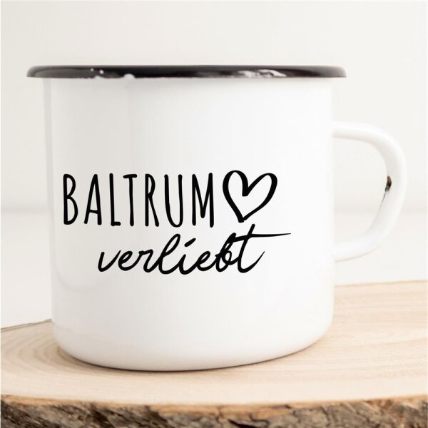 Emaille Tasse Baltrum Vintage 300ml