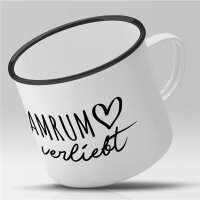 Emaille Tasse Amrum Vintage 300ml