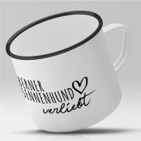 Emaille Tasse Berner Sennenhund Vintage 300ml