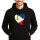 Unisex Hoodie Philippinen Flagge Herz