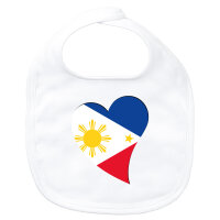 Baby L&auml;tzchen Philippinen Flagge Herz...
