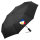 Regenschirm Philippinen Flagge Herz 98cm Schwarz