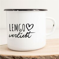 Emaille Tasse Lemgo  Vintage 300ml