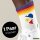 Unisex Socken Philippinen Flagge Herz Baumwolle