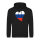 Unisex Hoodie Russland Flagge Herz