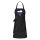 Schürze Russland Flagge Herz mit Taschen