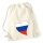 Turnbeutel Russland Flagge Herz 12 Liter