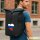 Kurierrucksack Russland Flagge Herz 30-44 Liter Black Melange