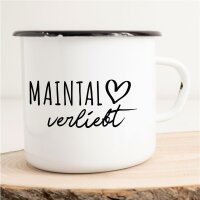 Emaille Tasse Maintal  Vintage 300ml