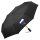 Regenschirm Russland Flagge Herz 98cm Schwarz