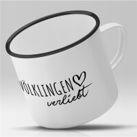 Emaille Tasse Völklingen  Vintage 300ml