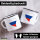 Emaille Tasse Russland Flagge Herz 300ml Vintage
