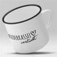 Emaille Tasse Niederkassel  Vintage 300ml