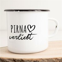 Emaille Tasse Pirna  Vintage 300ml