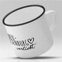 Emaille Tasse Neu-Isenburg  Vintage 300ml