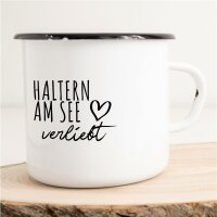 Emaille Tasse Haltern am See  Vintage 300ml