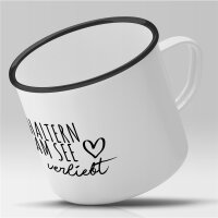 Emaille Tasse Haltern am See  Vintage 300ml