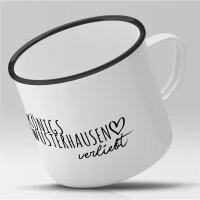 Emaille Tasse Königs Wusterhausen  Vintage 300ml