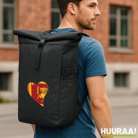 Kurierrucksack Sri Lanka Flagge Herz 30-44 Liter Black...