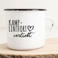 Emaille Tasse Kamp-Lintfort  Vintage 300ml