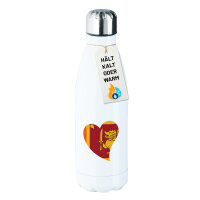 Trinkflasche Sri Lanka Flagge Herz 500ml Edelstahl Wasserflasche