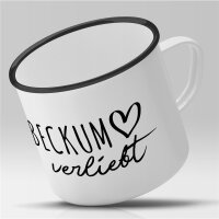 Emaille Tasse Beckum  Vintage 300ml