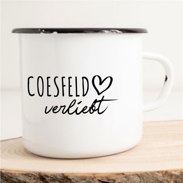 Emaille Tasse Coesfeld  Vintage 300ml