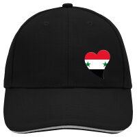 Kappe Syrien Flagge Herz